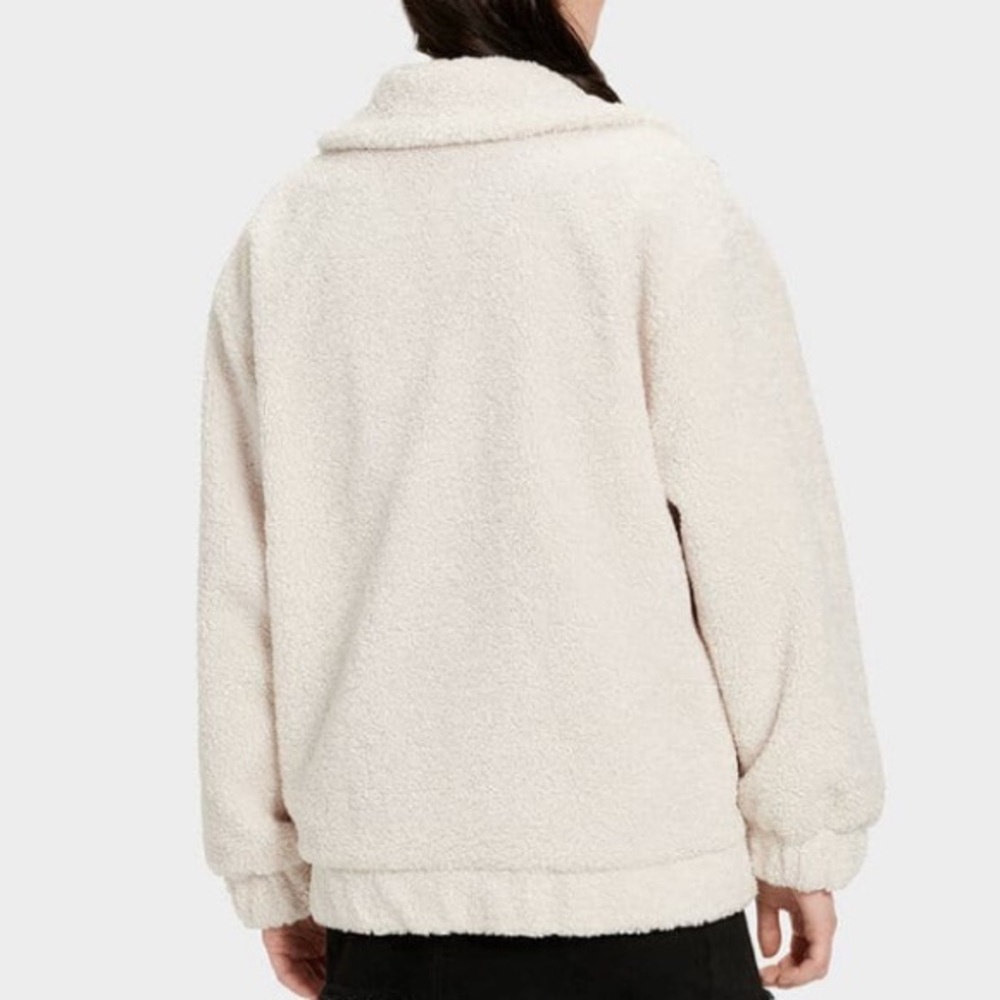 UGG Jackeline Teddy Bear Cream Jacket - Picture 10 of 10